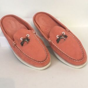 Sperry Top-sider coral mules!